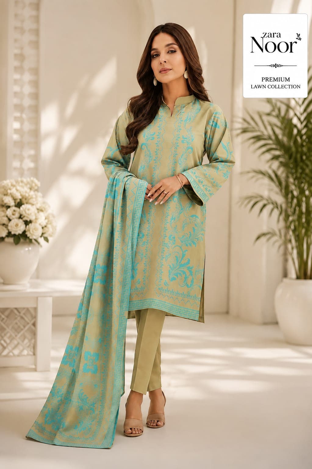 Zaranoor Premium Lawn 3-Piece